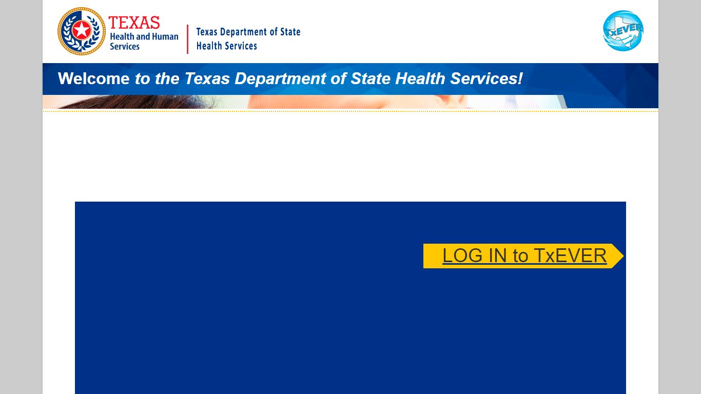 Welcome to the Texas Electronic Vital Events Registration - 208